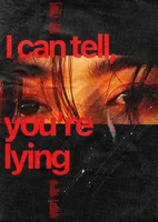 Open the You're Lying print to see it close up